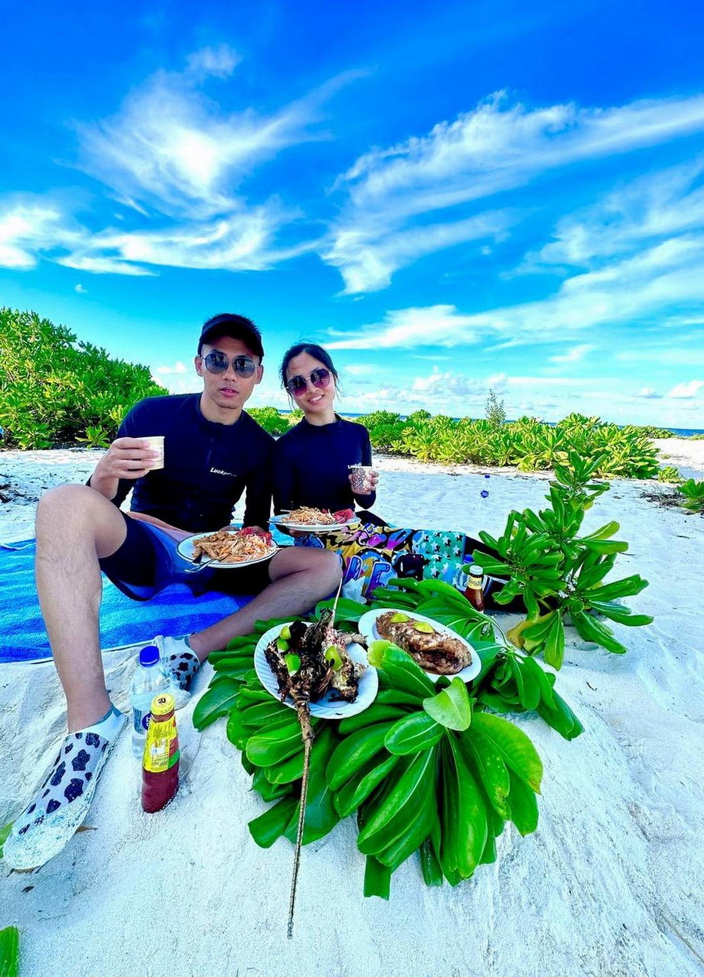 Wind Breeze Sunset View Inn Guraidhoo  Bagian luar foto